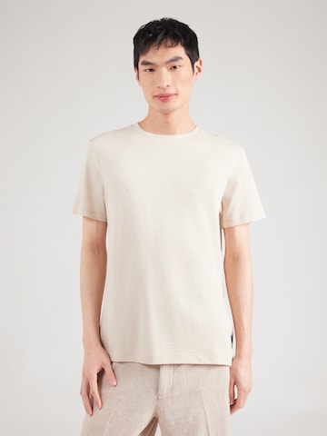 Hackett London - Camiseta en beige: frente