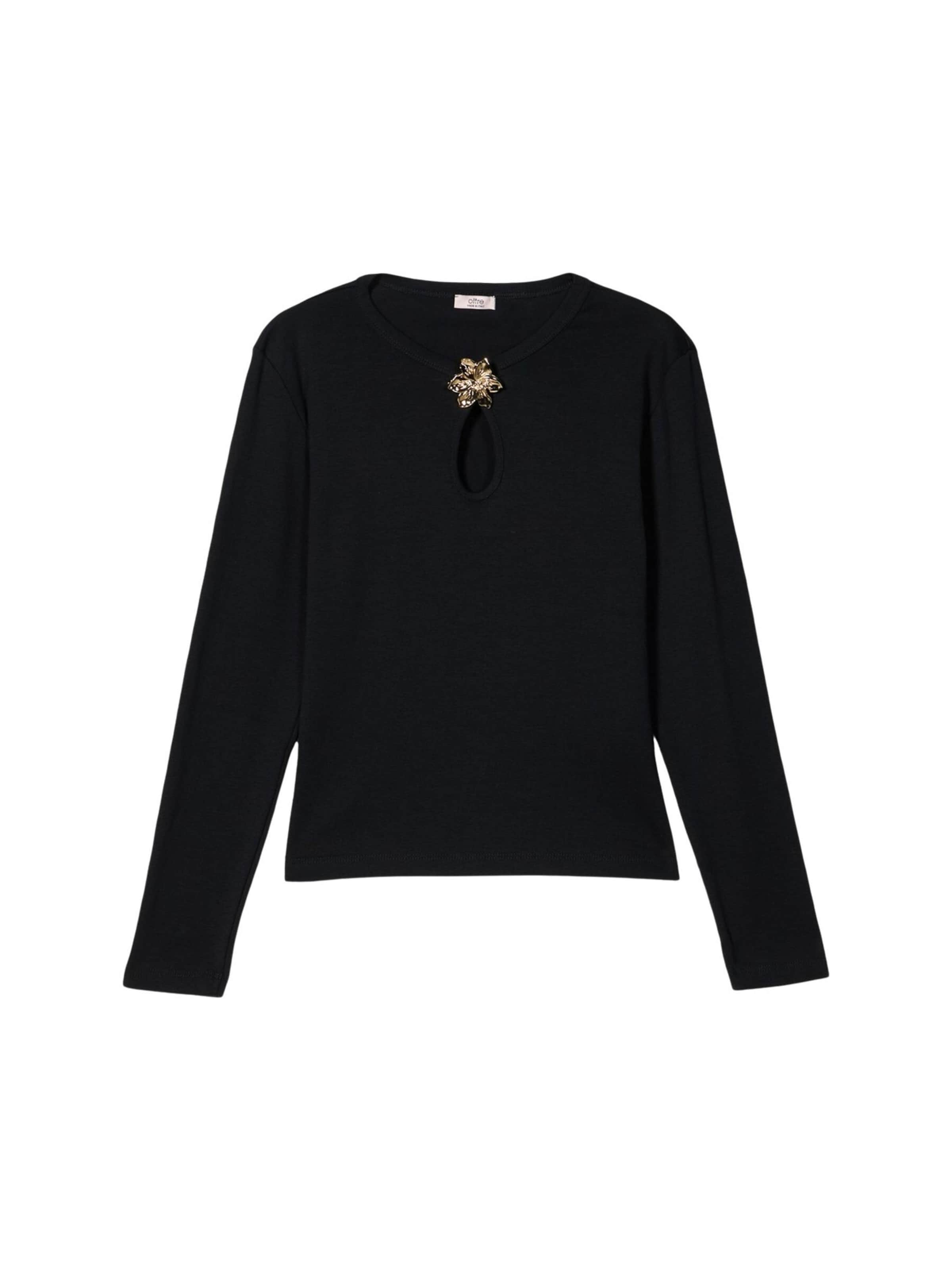 T-shirt oltre en noir : devant