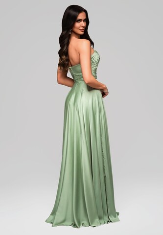Robe de soirée Ombre en vert