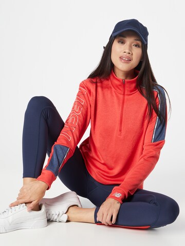 Sweat de sport 'Accelerate Pacer' new balance en rouge