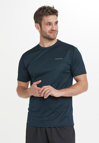 ENDURANCE Functioneel shirt 'Vernon' in Blauw: voorkant