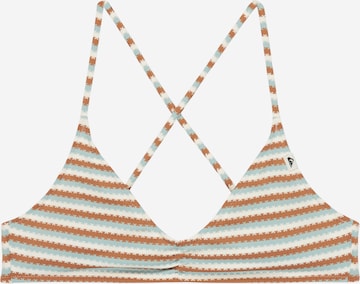 QUIKSILVER T-Shirt Bikinitop 'Clickity Clack' in Grau: Vorderseite