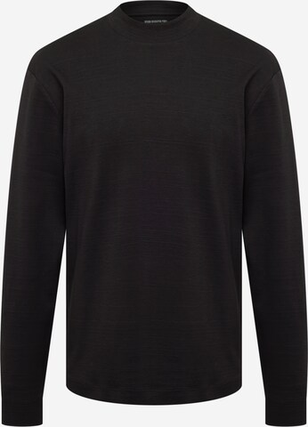 DRYKORN Sweatshirt 'MORITZ' i svart: framsida