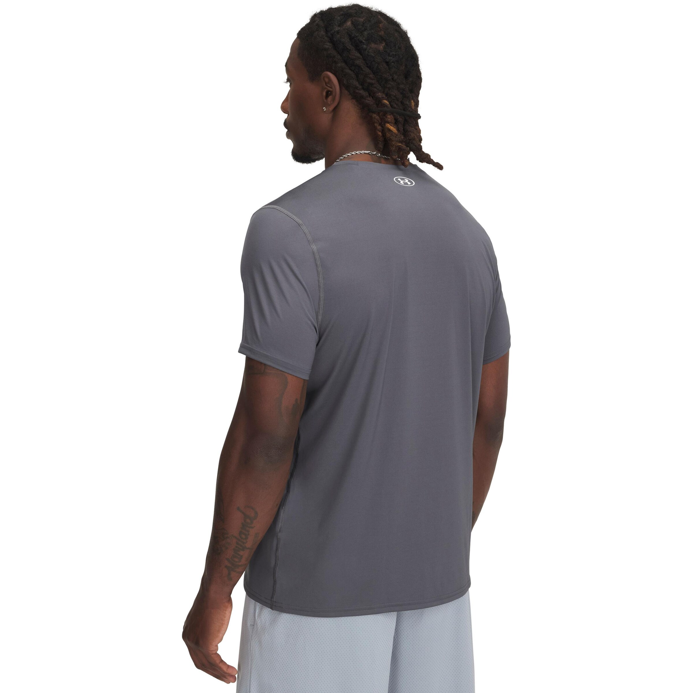 UNDER ARMOUR Funktionsshirt 'Heatgear Fitted' in Grau