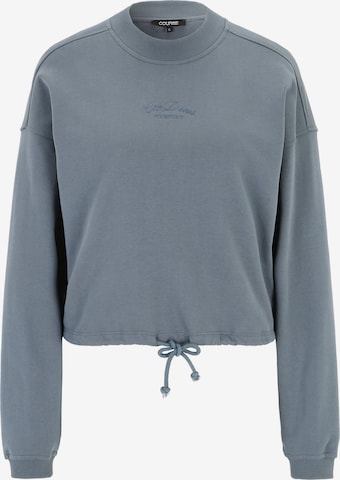 Course Sweatshirt in Blau: Vorderseite