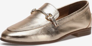 INUOVO Classic Flats in Gold: front