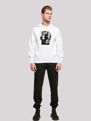 F4NT4STIC Sweatshirt 'Basketball Splash Sport' in Weiß