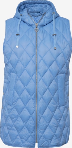 Ulla Popken Bodywarmer in Blauw: voorkant