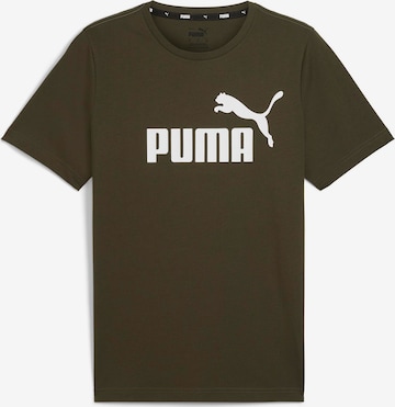PUMA Shirt 'Essential' in Green: front