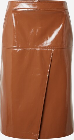 COMMA - Falda en marrón: frente