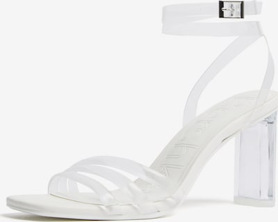 Bershka Strap sandal in Transparent, Item view