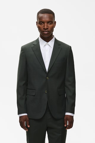 Matinique - Regular Fit Jaqueta de negócios 'Charles' em verde: frente