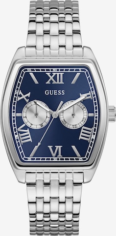 GUESS Analogt ur 'Gabriel' i sølv: forside