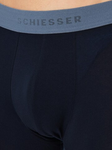 SCHIESSER Boxershorts '95/5 Organic Cotton' in Blauw
