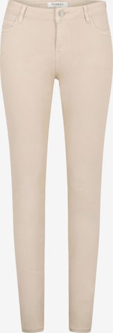 Morgan Slimfit Jeans 'PETRA' in Beige: voorkant