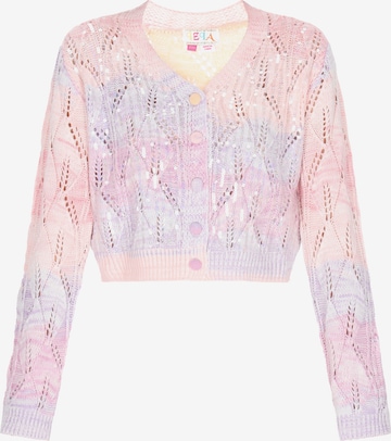 IZIA Strickjacke in Lila: Vorderseite
