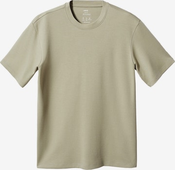 MANGO MAN T-shirt 'kimi' i beige: framsida