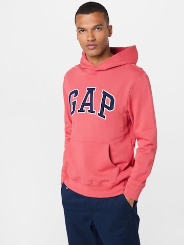 GAP - Regular Fit Sweatshirt em vermelho: frente