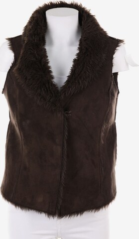 UNBEKANNT Vest in L-XL in Brown: front