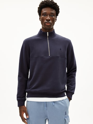 ARMEDANGELS Sweatshirt WAARLO LOOP (GOTS) in Blau: Vorderseite