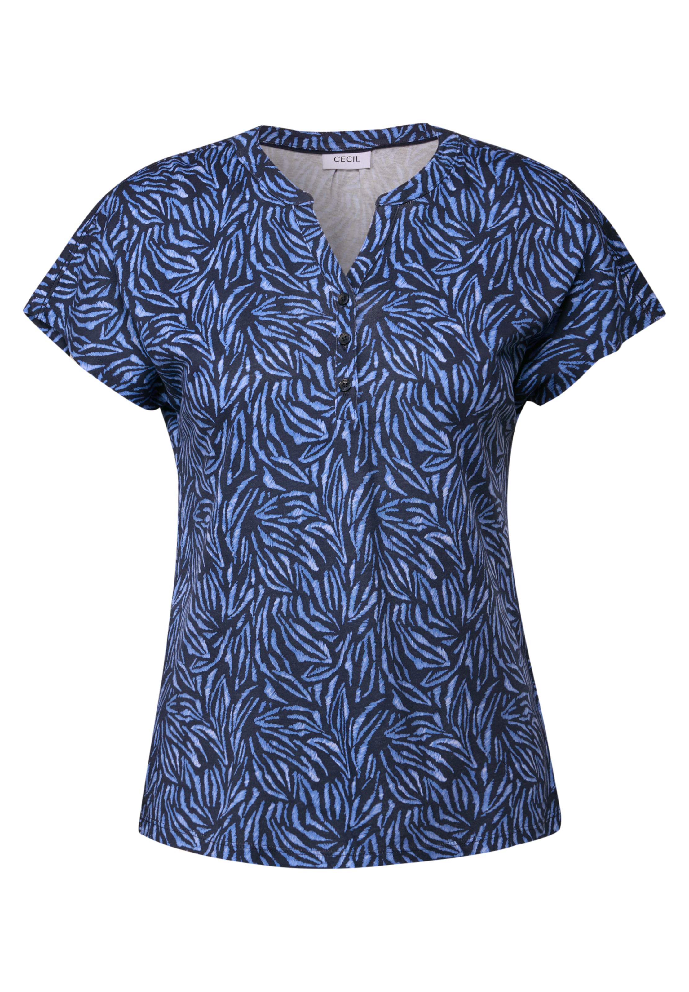 CECIL T-Shirt in Blau: Vorderseite
