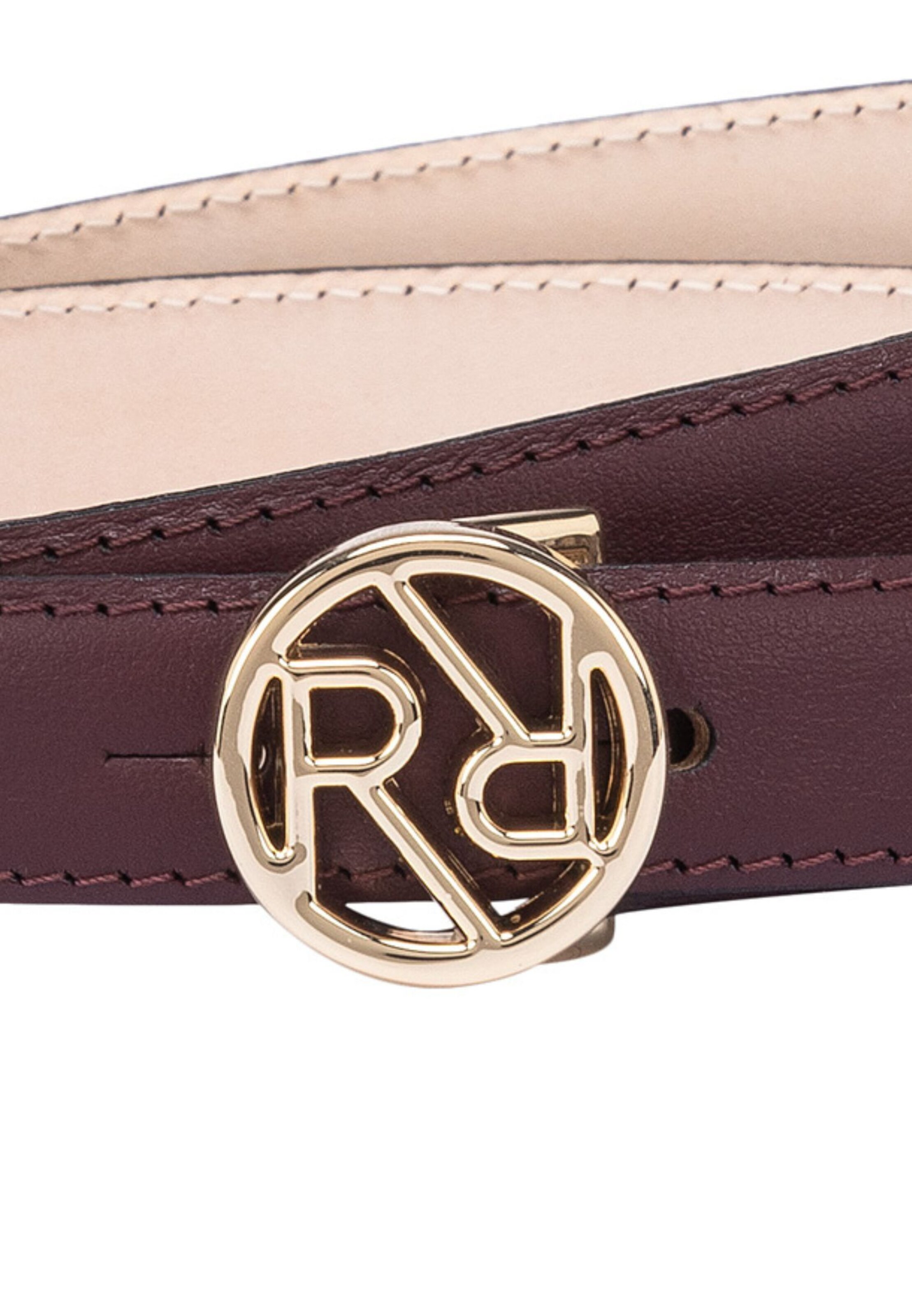 Cintura 'LOGO' di Roeckl in rosso