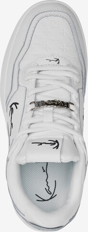 Karl Kani Platform trainers in White