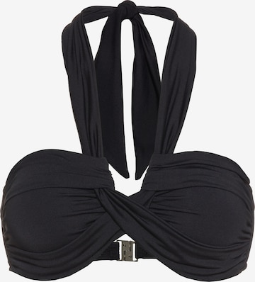 Seafolly Bandeau Bikini Top 'Collective' in Black: front