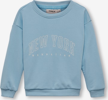 Sweat-shirt 'NATALIE' KIDS MINI GIRL en bleu : devant