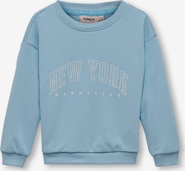 Sweat-shirt 'Natalie' KIDS ONLY en bleu : devant