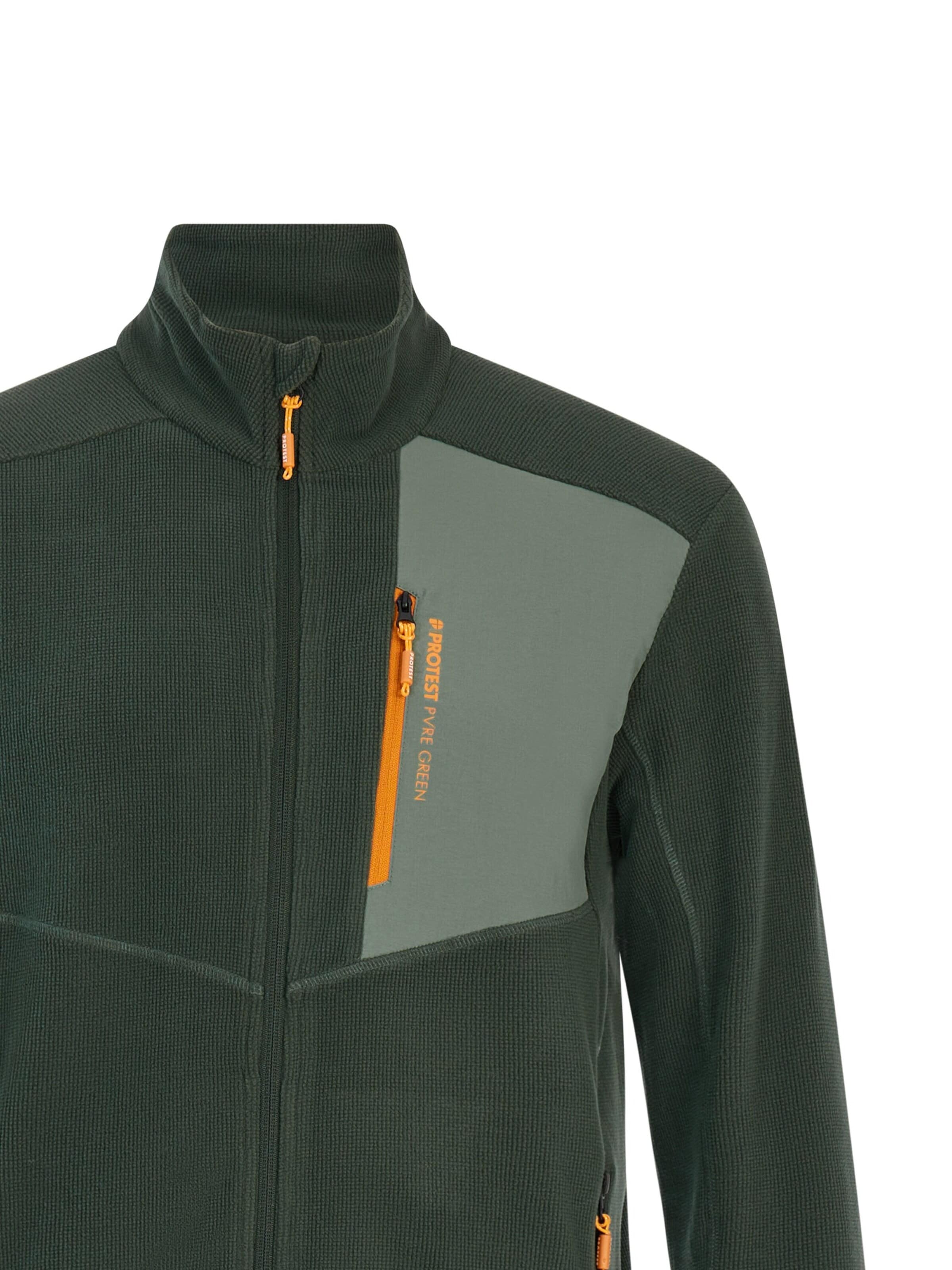 PROTEST Fleece jas 'PRTPallas' in Groen