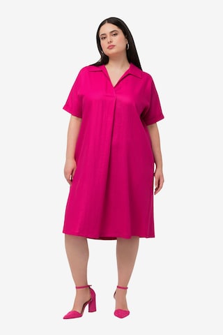 Robe Ulla Popken en rose : devant