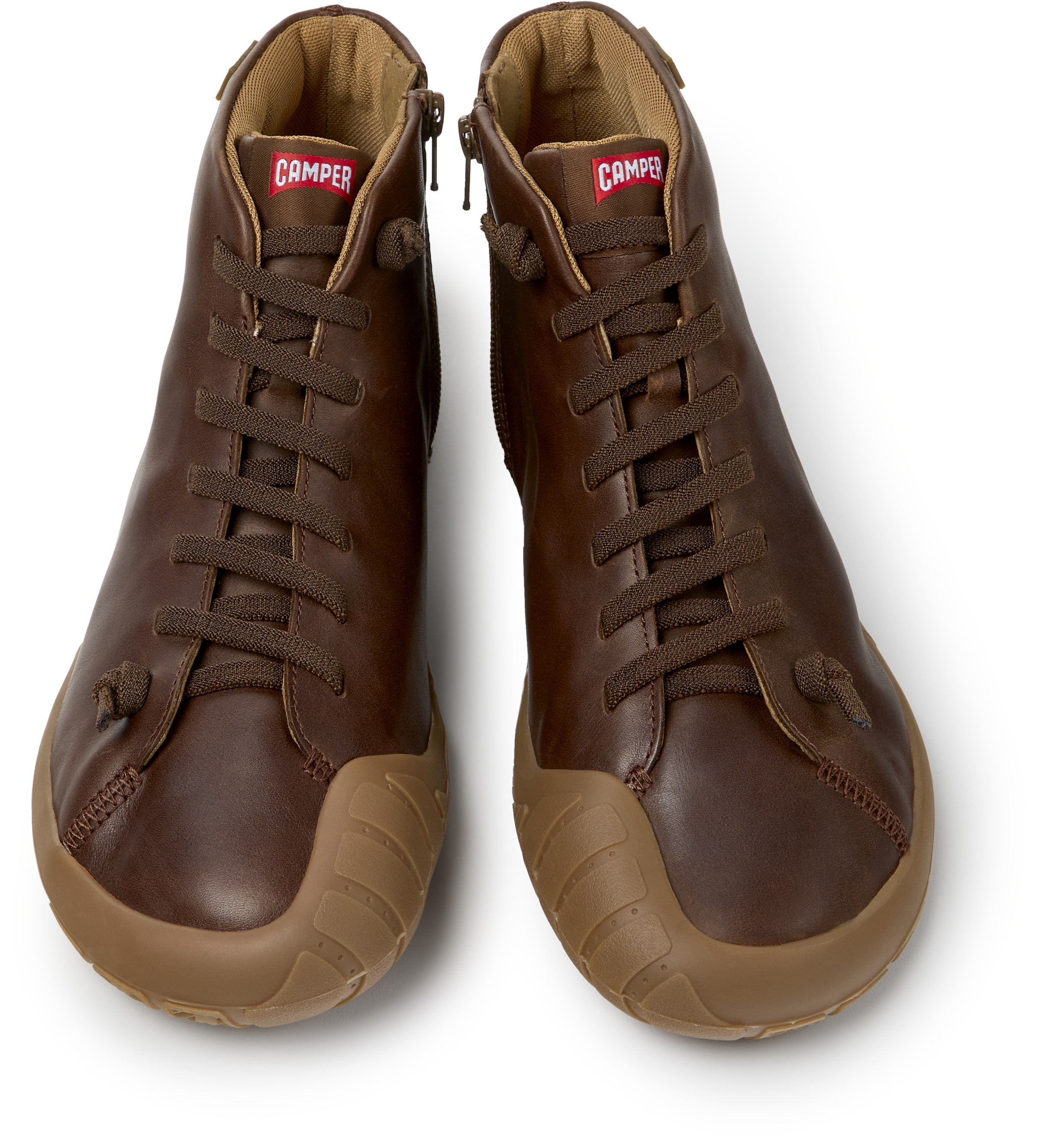 Sneaker alta ' Peu Path+ ' di CAMPER in marrone