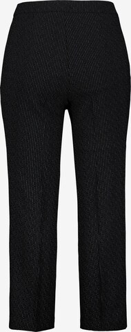 Ulla Popken Boot cut Pleated Pants in Blue