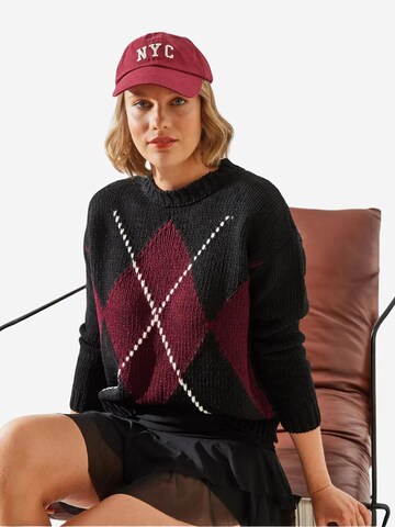 Pull-over 'Pullover' Bianco Lucci en mélange de couleurs