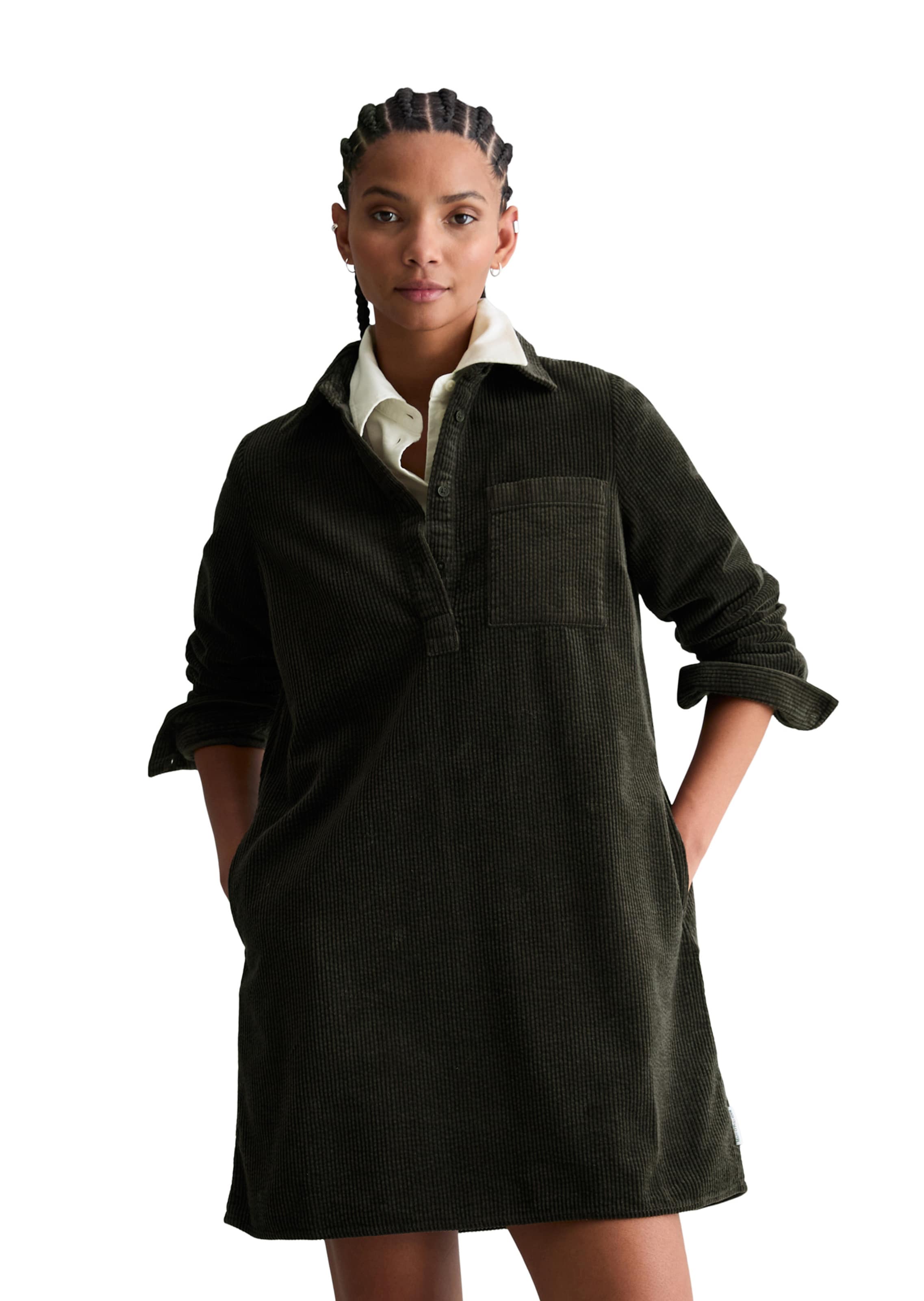 Marc O'Polo DENIM Jurk in Bruin: voorkant