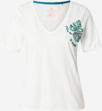 balta LIEBLINGSSTÜCK Marškinėliai 'Calina': priekis