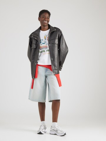 Abercrombie & Fitch Tričko 'HEIRLOOM ROMANTIC' - Biela