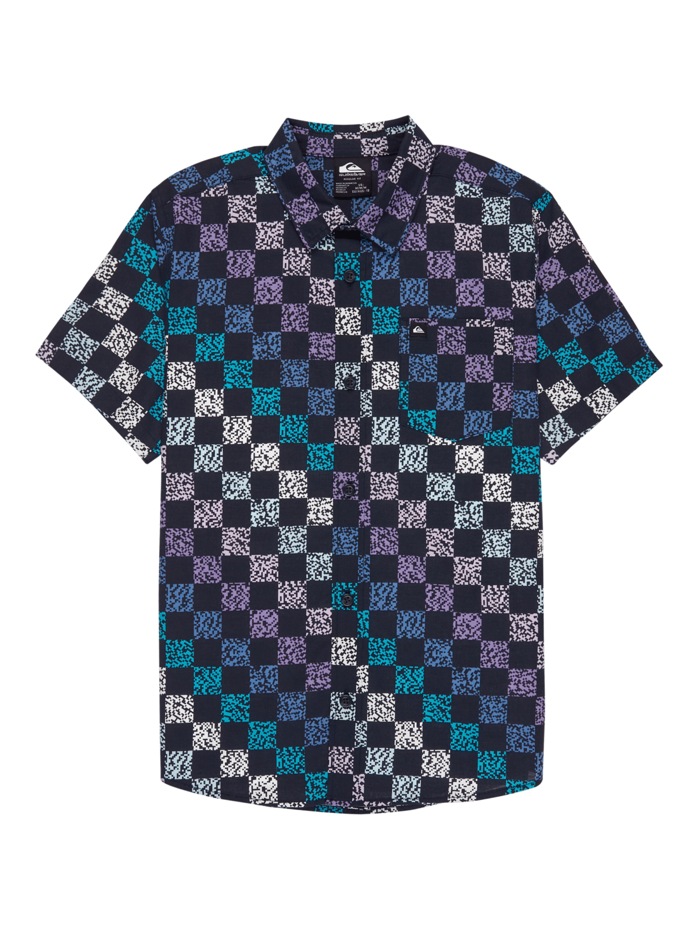 QUIKSILVER Comfort fit Button Up Shirt 'Apero Classic' in Blue: front