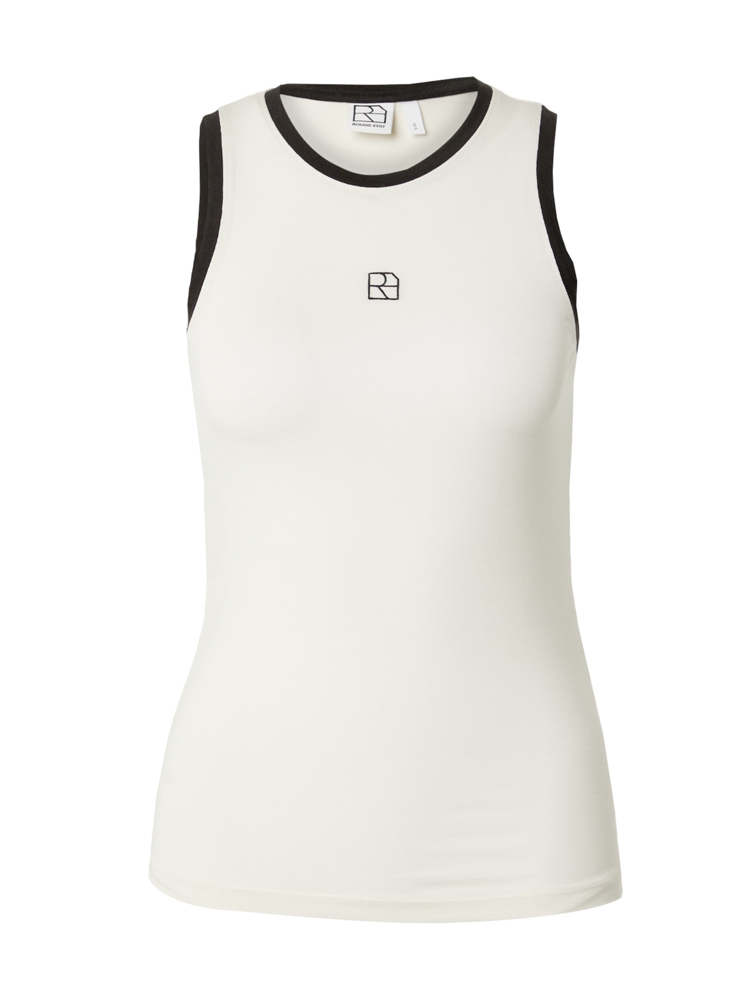 VILA ROUGE EDIT Topp 'ROUEsme', värv beež: eest vaates