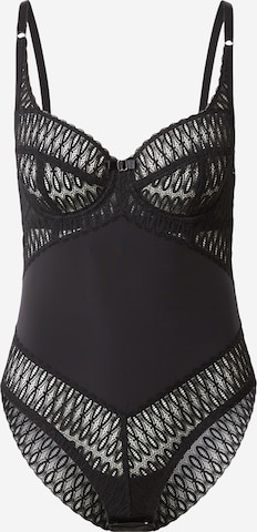 TRIUMPH Bodysuit 'Aura Spotlight BSW' in Black: front