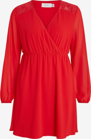 Vila Petite Dress 'Ura' in Red: front