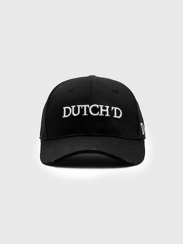 Dutch'D Cap 'Dutch'D Cargo Cap' in Schwarz: Vorderseite