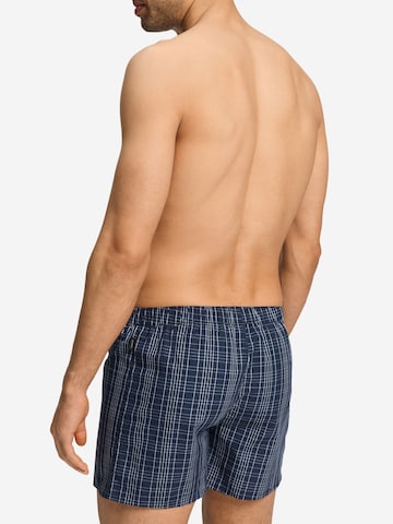 Hanro Boxershorts ' Fancy Woven ' in Blauw