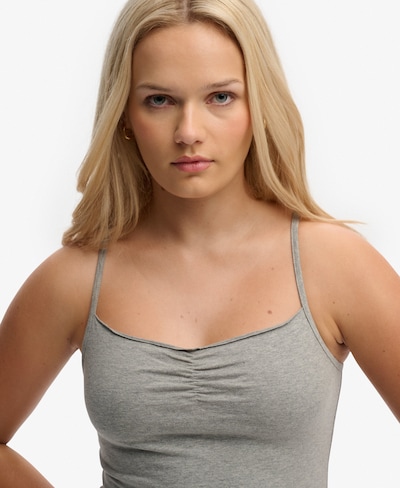 Superdry & Co Haut de sport en gris chiné, Vue avec produit