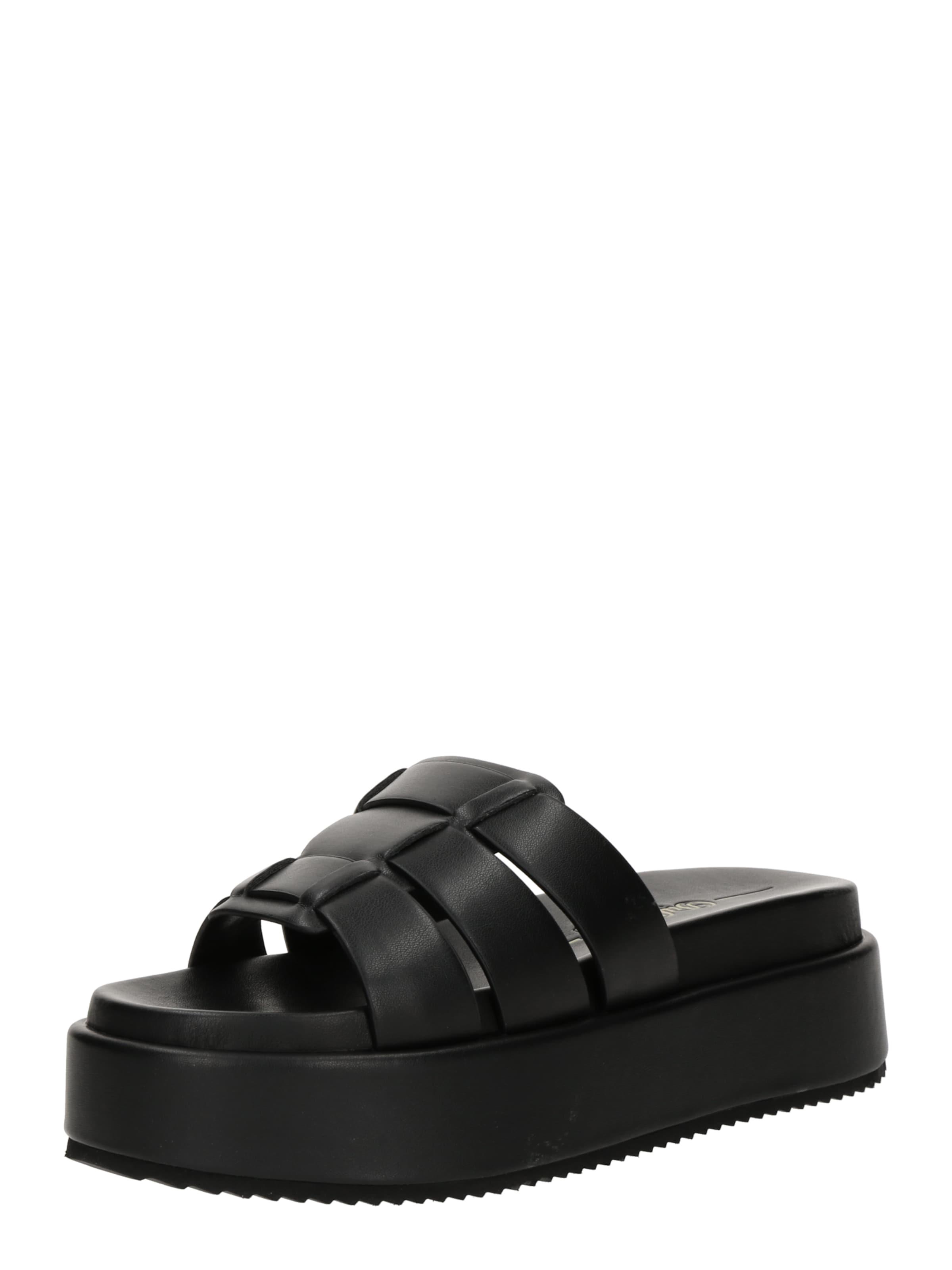 Mule 'Noa' BUFFALO en noir : devant