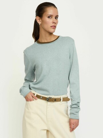 Soft Rebels Svetr ' SRMarla ' – modrá: přední strana