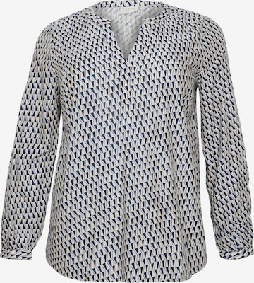 KAFFE CURVE Bluse i blandingsfarvet: forside