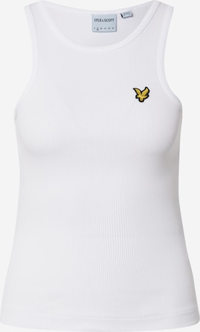 Lyle & Scott Top w kolorze biały: przód