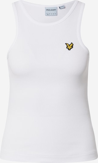 Lyle & Scott Топ в жълто / черно / бяло, Преглед на продукта